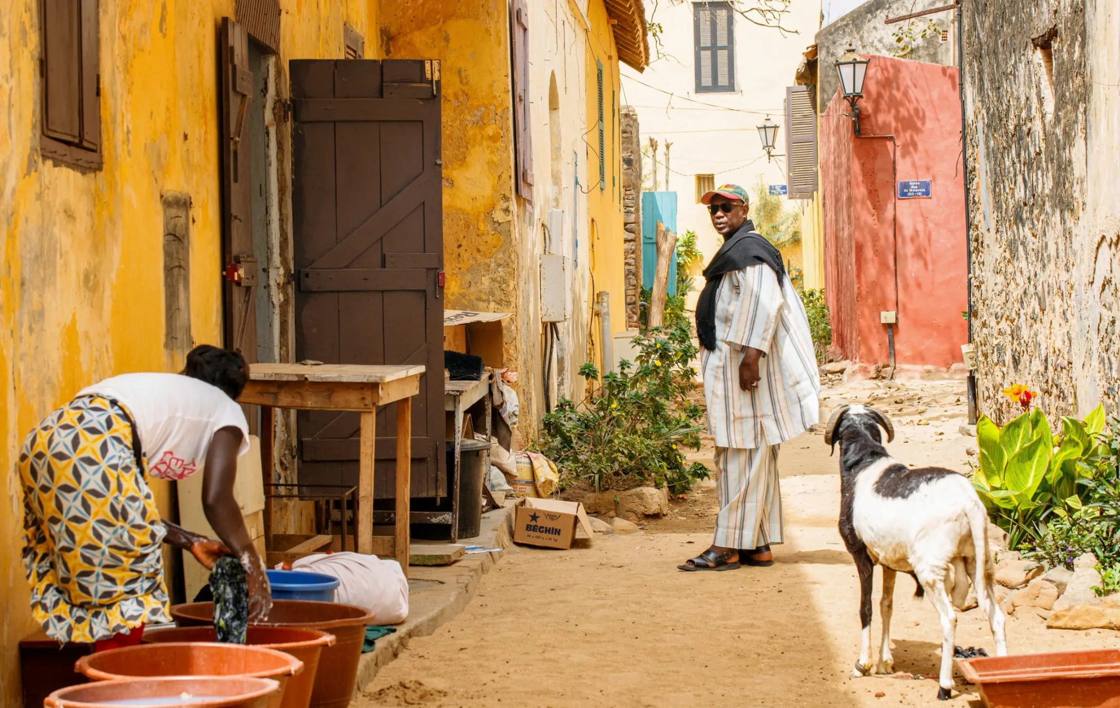 Calles de la Isla de Gorée (Dakar, Senegal)