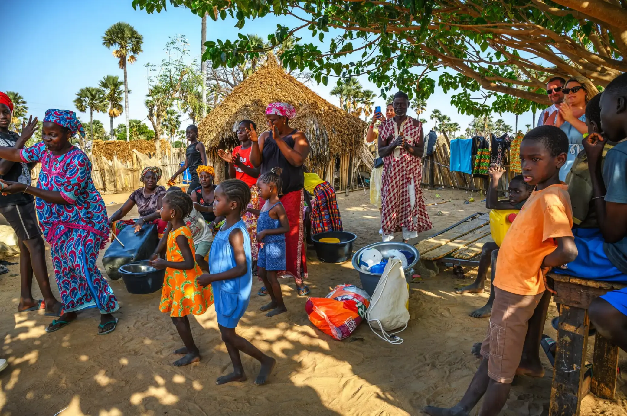 Aldea serer en el Delta del Sine-Saloum