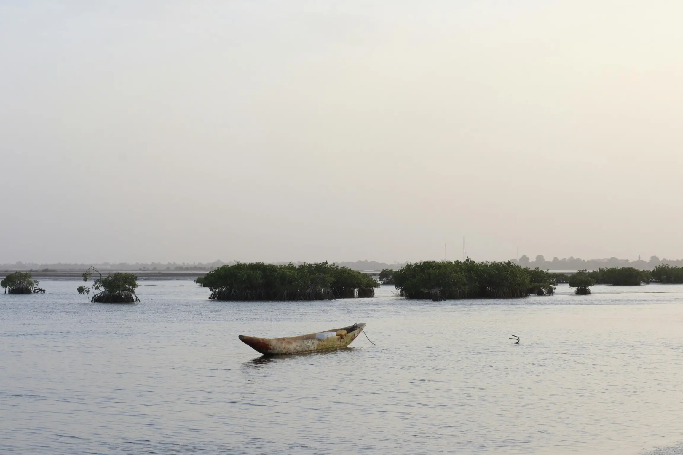 Barcas tradicionales en el Delta del Sine-Saloum