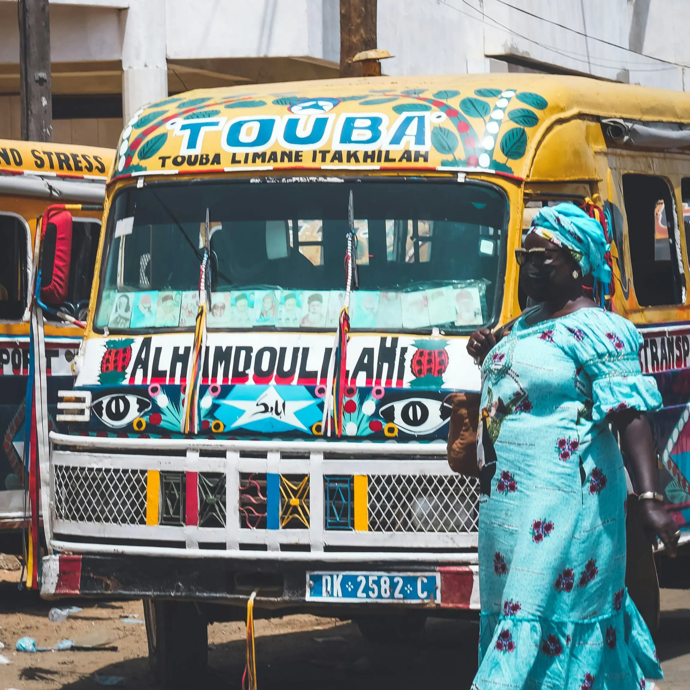Car Rapide en Touba ciudad santa de Senegal